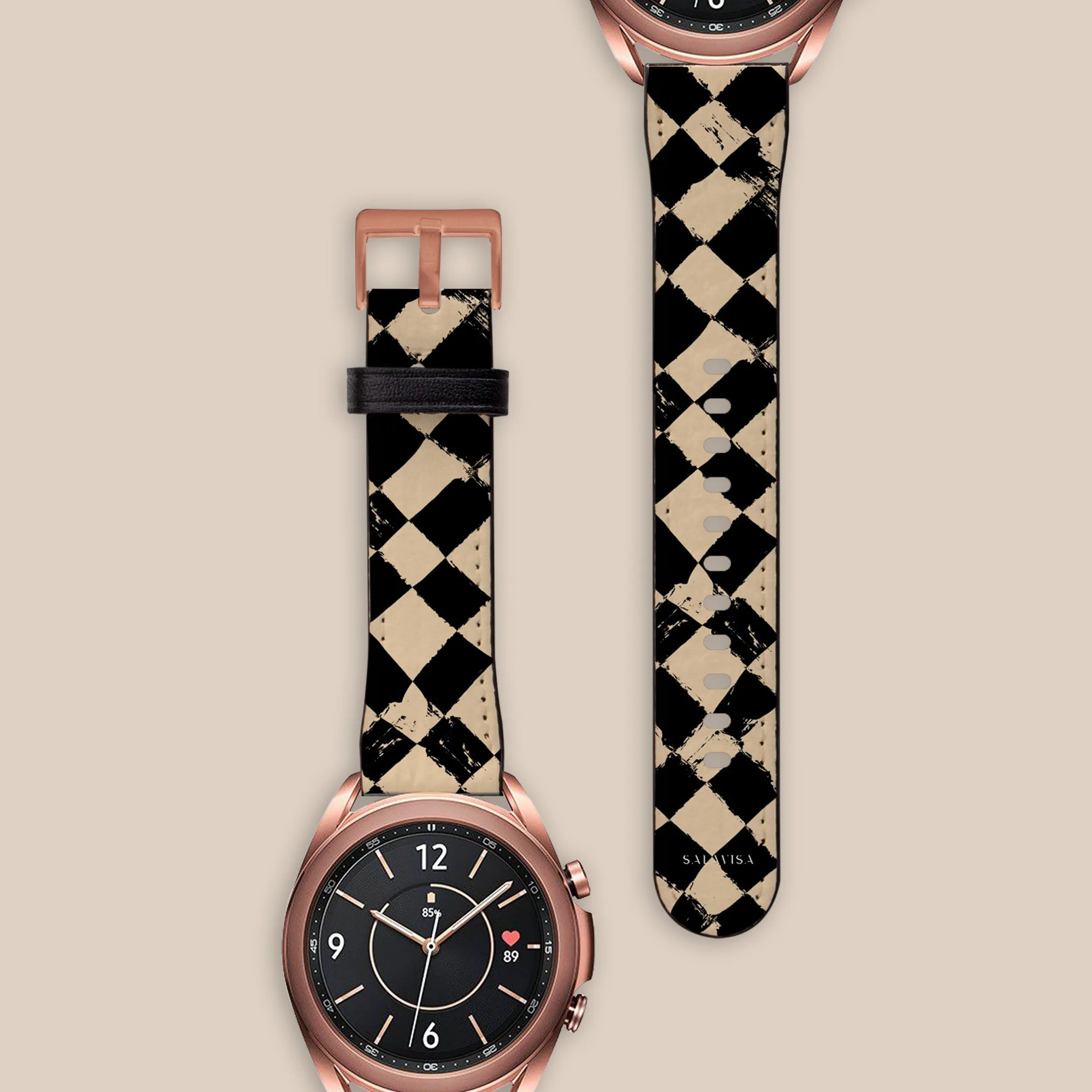 Luxury Feel Chess Cross Board Galaxy Watch Band  Last Chance!