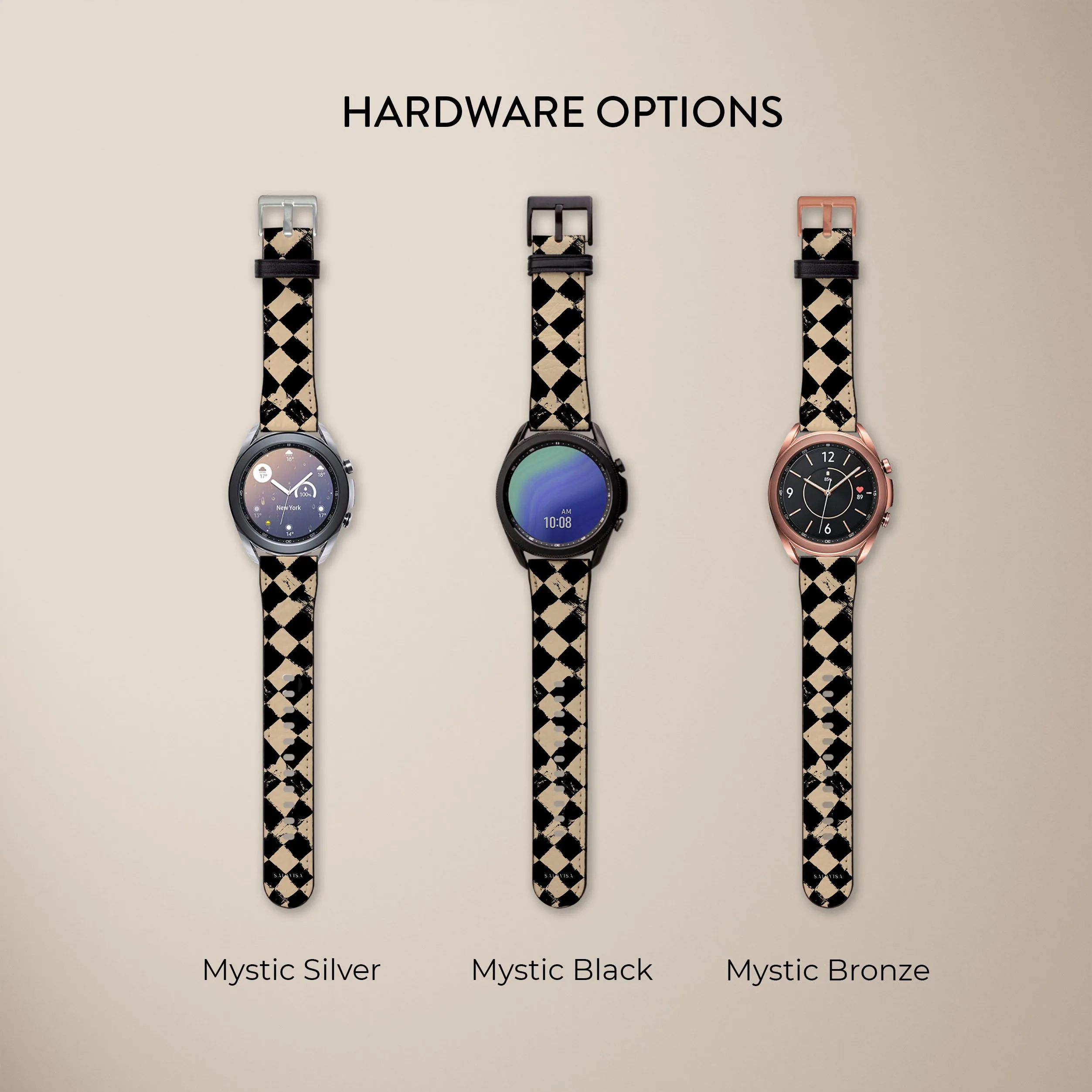 Luxury Feel Chess Cross Board Galaxy Watch Band  Last Chance!