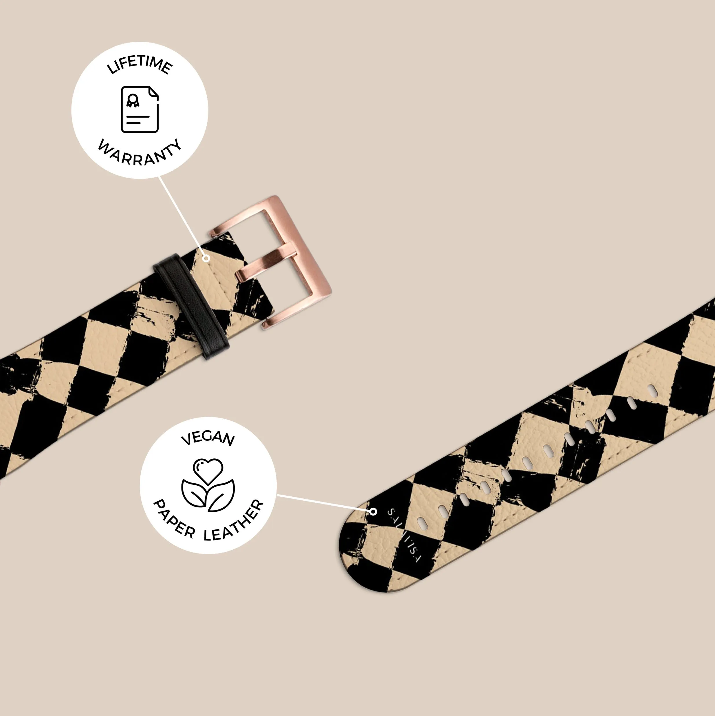 Luxury Feel Chess Cross Board Galaxy Watch Band  Last Chance!
