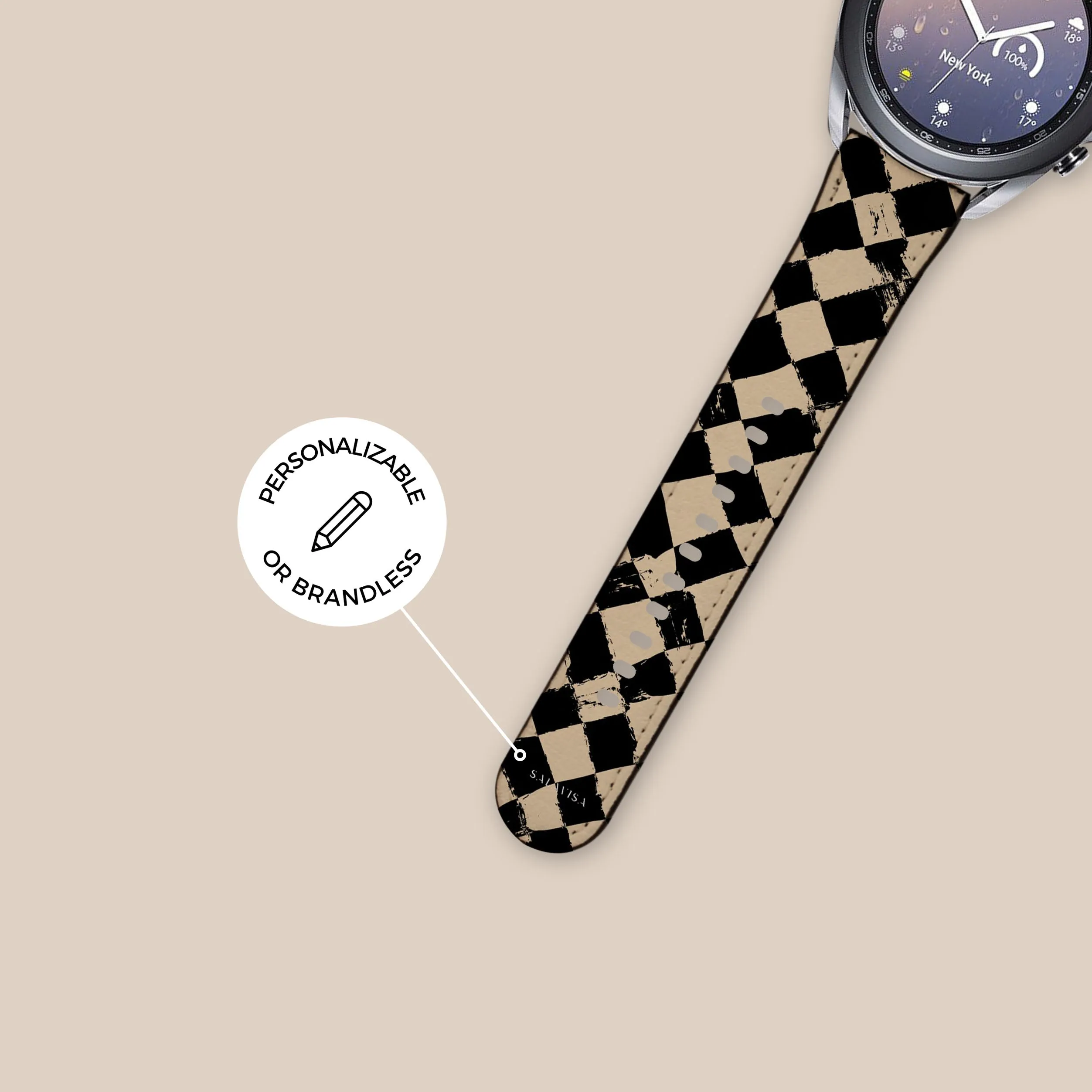 Luxury Feel Chess Cross Board Galaxy Watch Band  Last Chance!