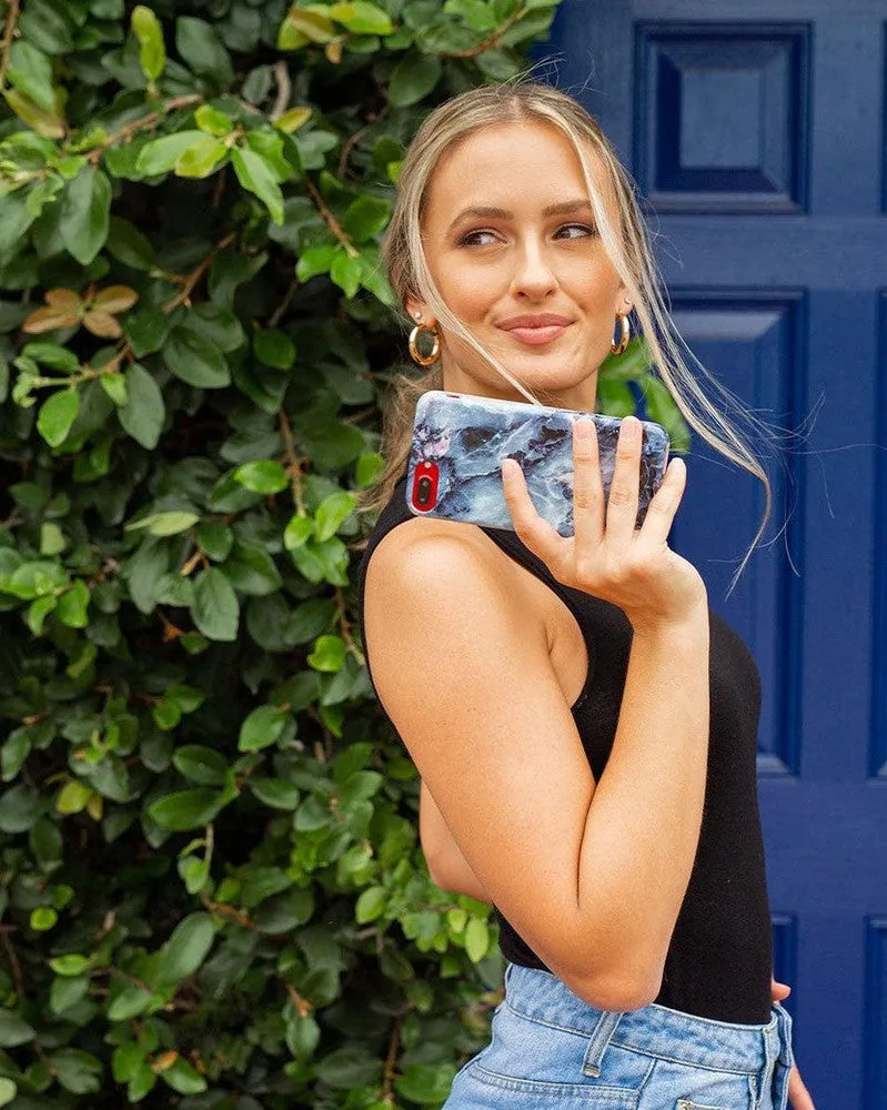 Luxury Feel Deep Sea | Blue Marble Samsung Case  Last Few Pieces!
