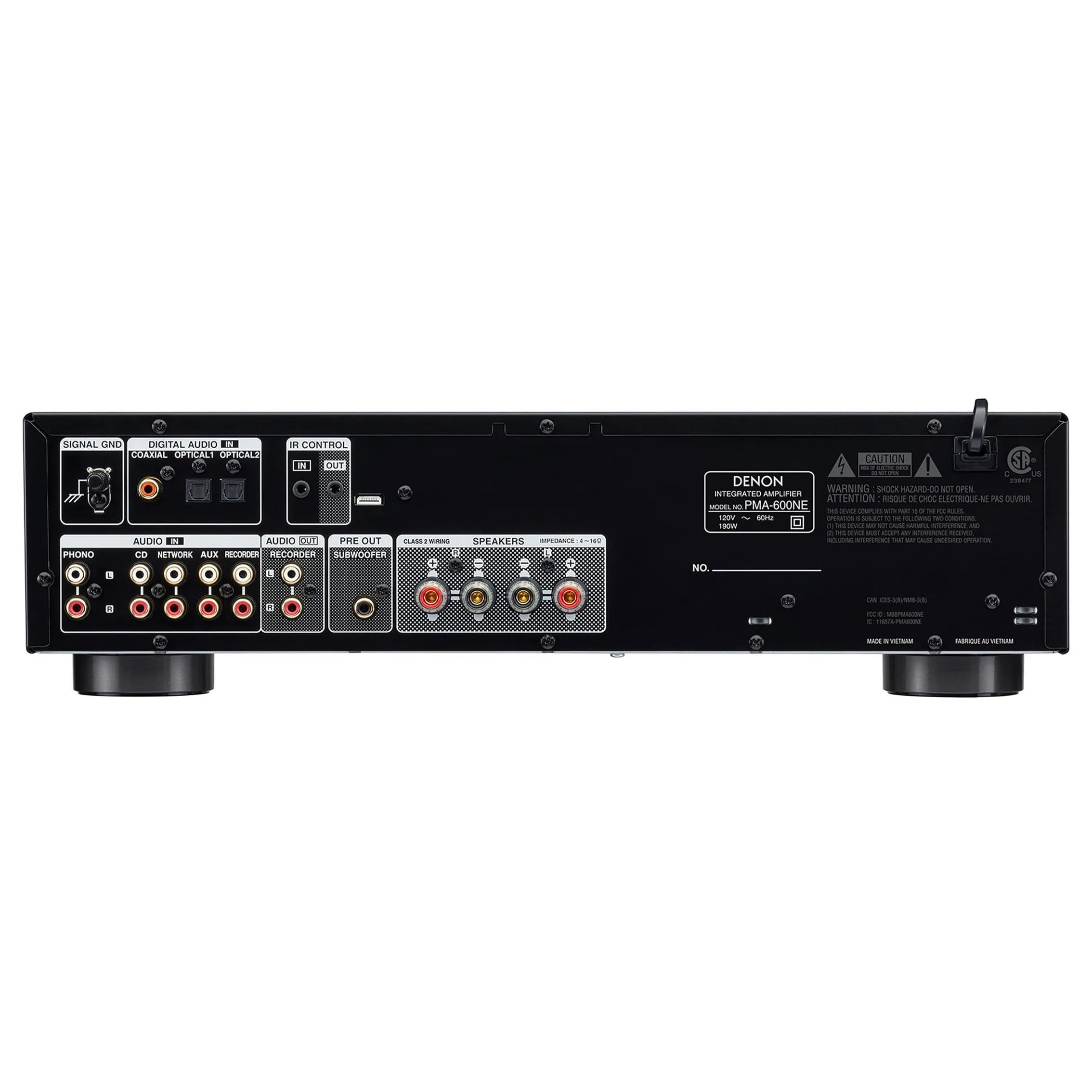 Luxury Feel Denon PMA-600NE 90W Stereo Integrated Amplifier (Each)  Stylish & Comfortable