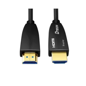 Luxury Feel DTECH - HF500 Series HDMI 4K Fibre Optic Cable V2.0 @60Hz  Dont Miss Out!
