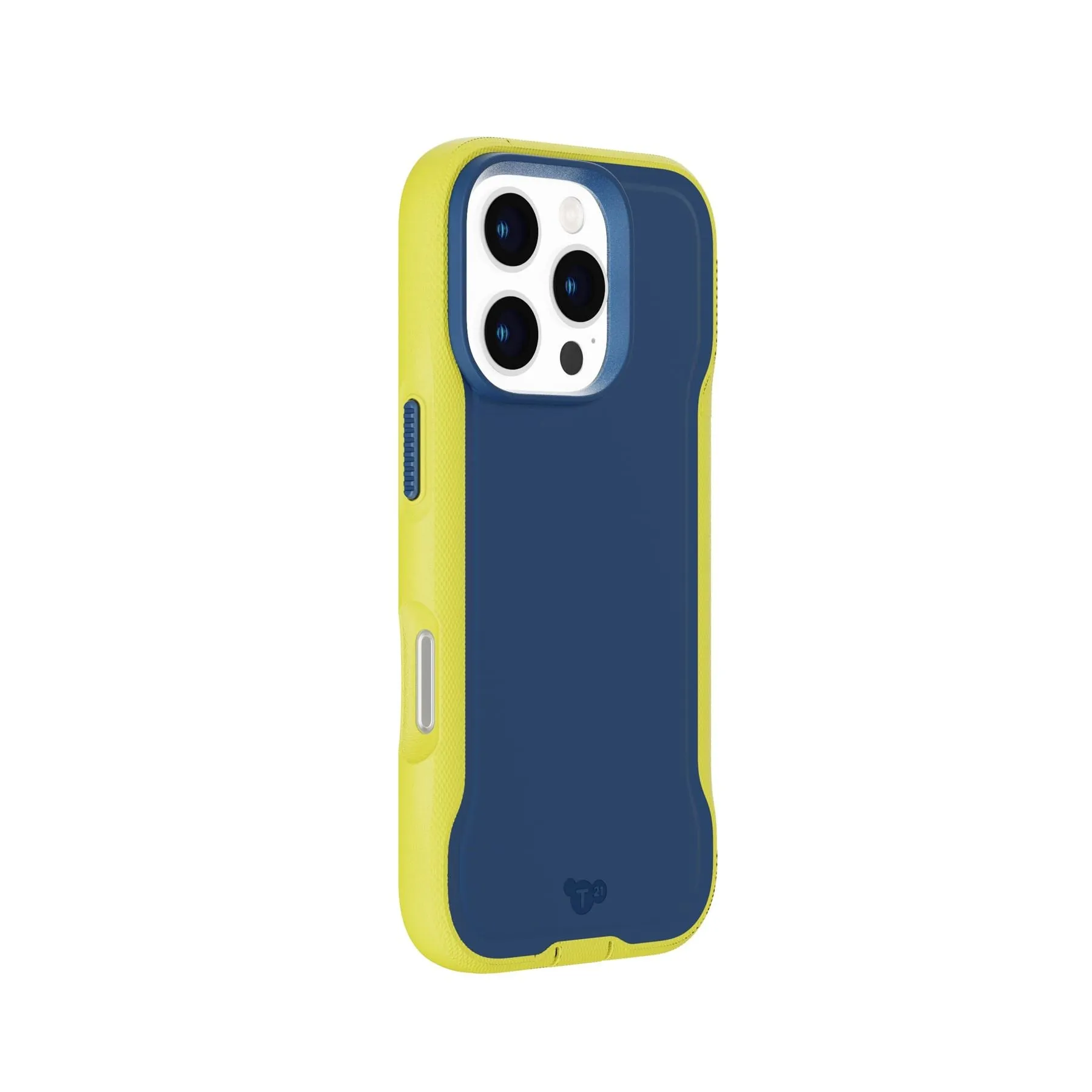 Luxury Feel EvoPro - Apple iPhone 16 Pro Case MagSafe Compatible - Navy/Yellow  Ends Soon!