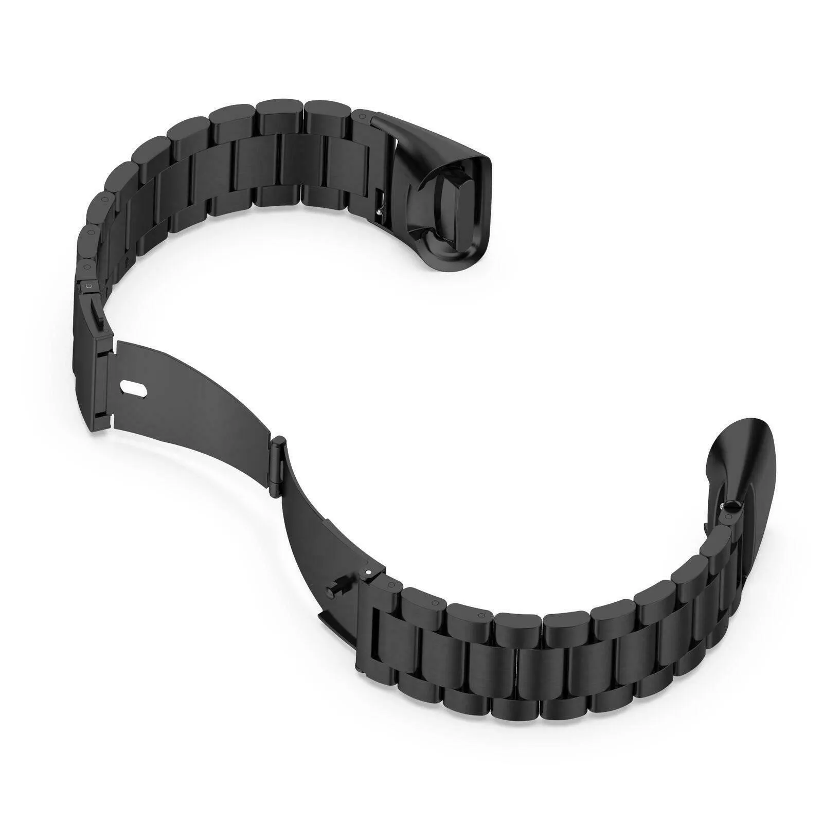 Luxury Feel Fitbit Charge 6 Steel Strap (Black)  Almost Gone!
