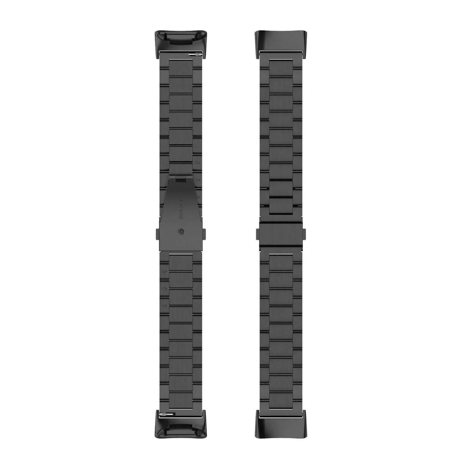 Luxury Feel Fitbit Charge 6 Steel Strap (Black)  Almost Gone!