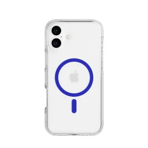 Luxury Feel FlexQuartz - Apple iPhone 16 Plus Case MagSafe Compatible - Electric Blue  Going Fast!