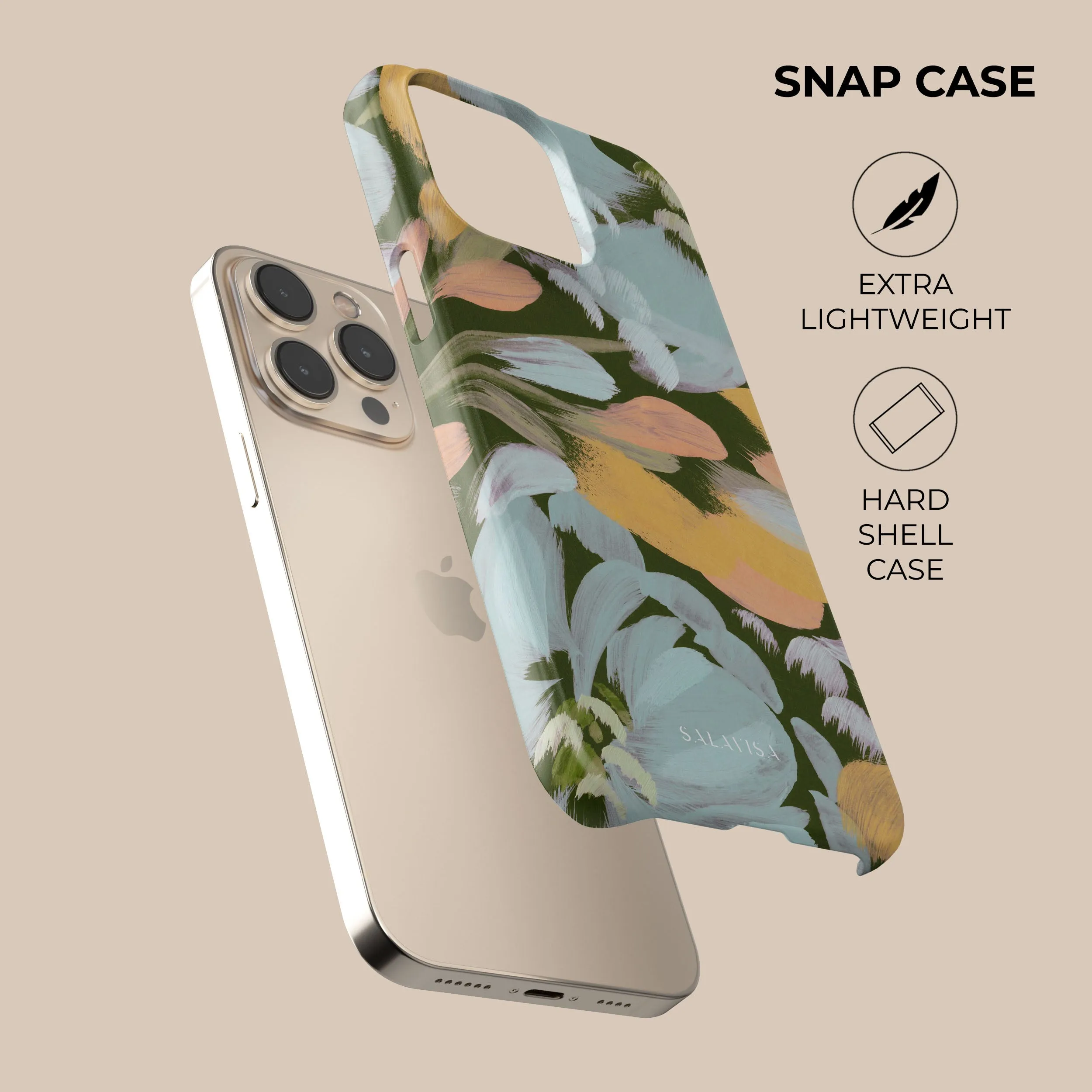Luxury Feel Flower Canvas Phone Case  Going Fast!