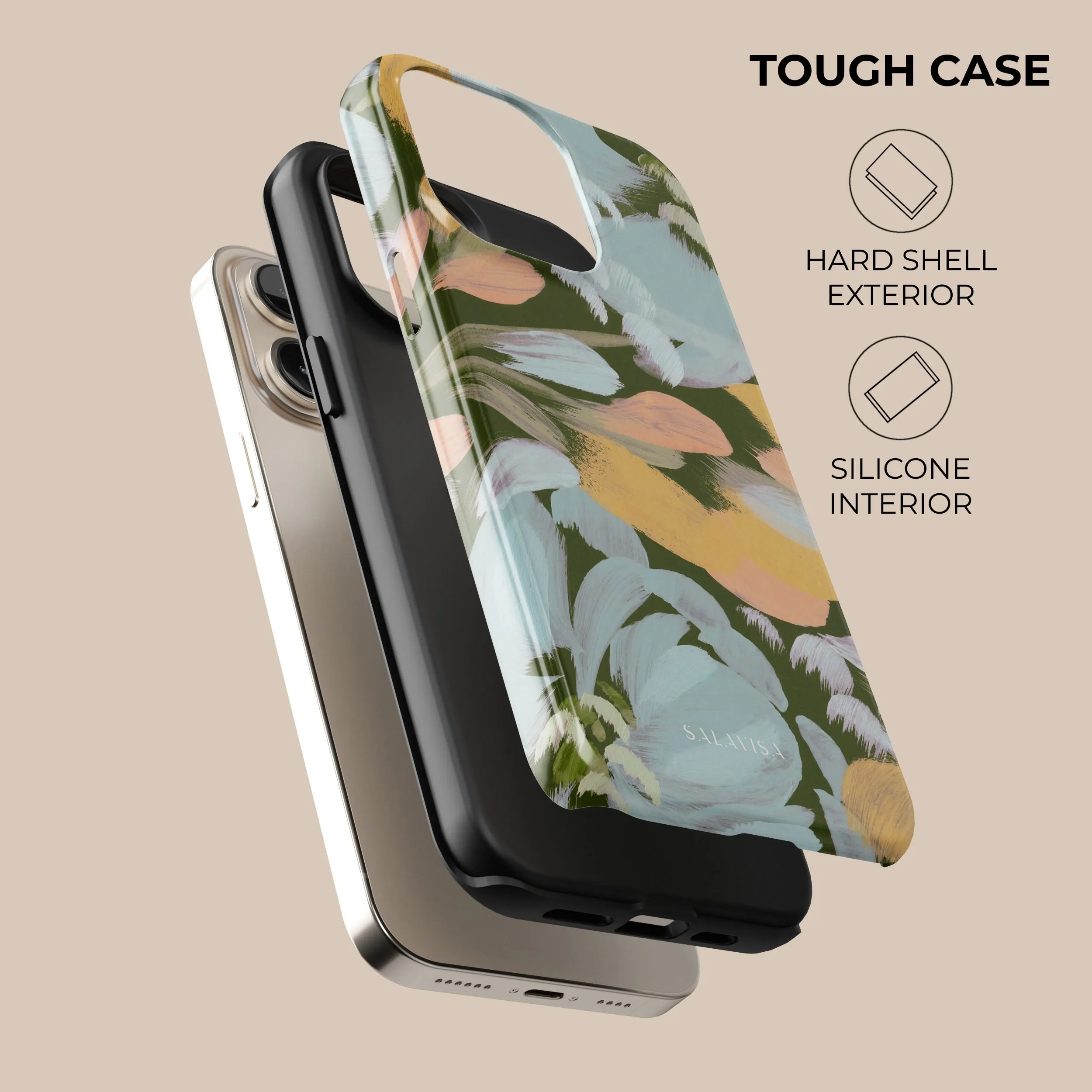 Luxury Feel Flower Canvas Phone Case  Going Fast!
