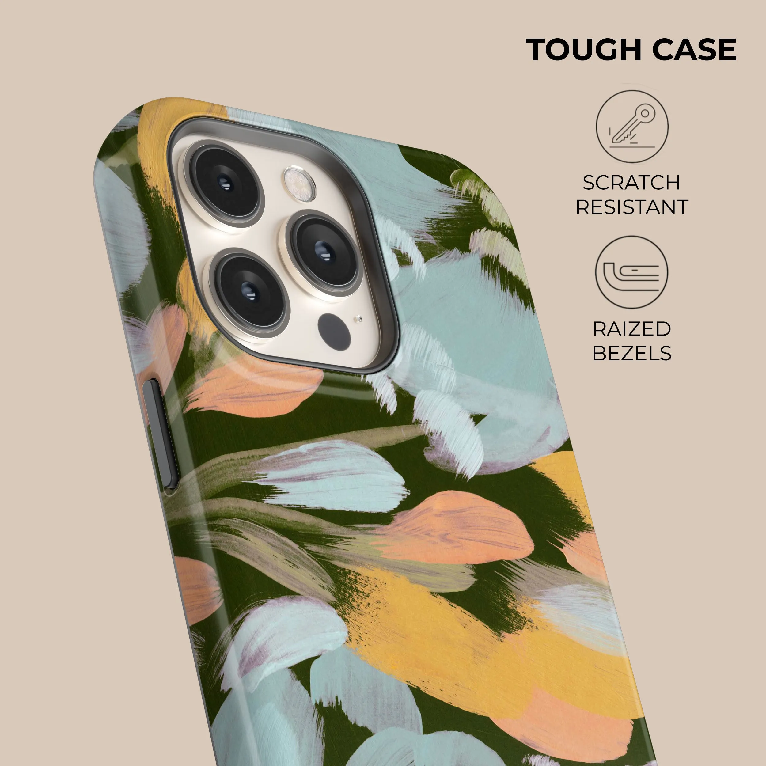 Luxury Feel Flower Canvas Phone Case  Going Fast!