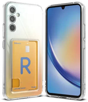 Luxury Feel Galaxy A34 Case | Fusion Card  Stylish & Comfortable