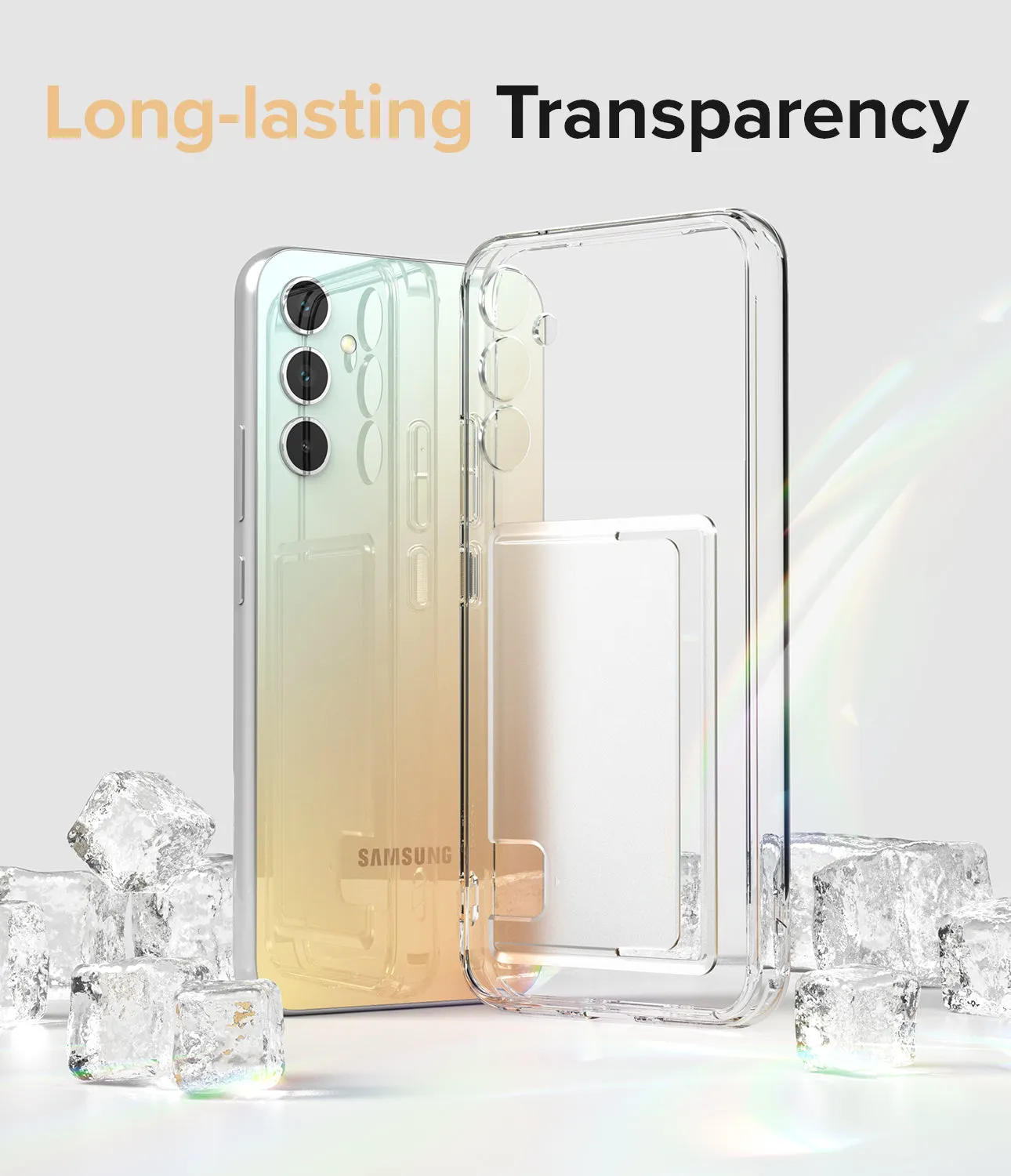 Luxury Feel Galaxy A34 Case | Fusion Card  Stylish & Comfortable