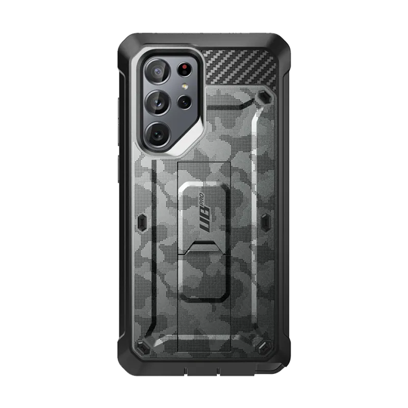 Luxury Feel Galaxy S22 Ultra Unicorn Beetle PRO Rugged Case-Gray Camo  Limited Release!