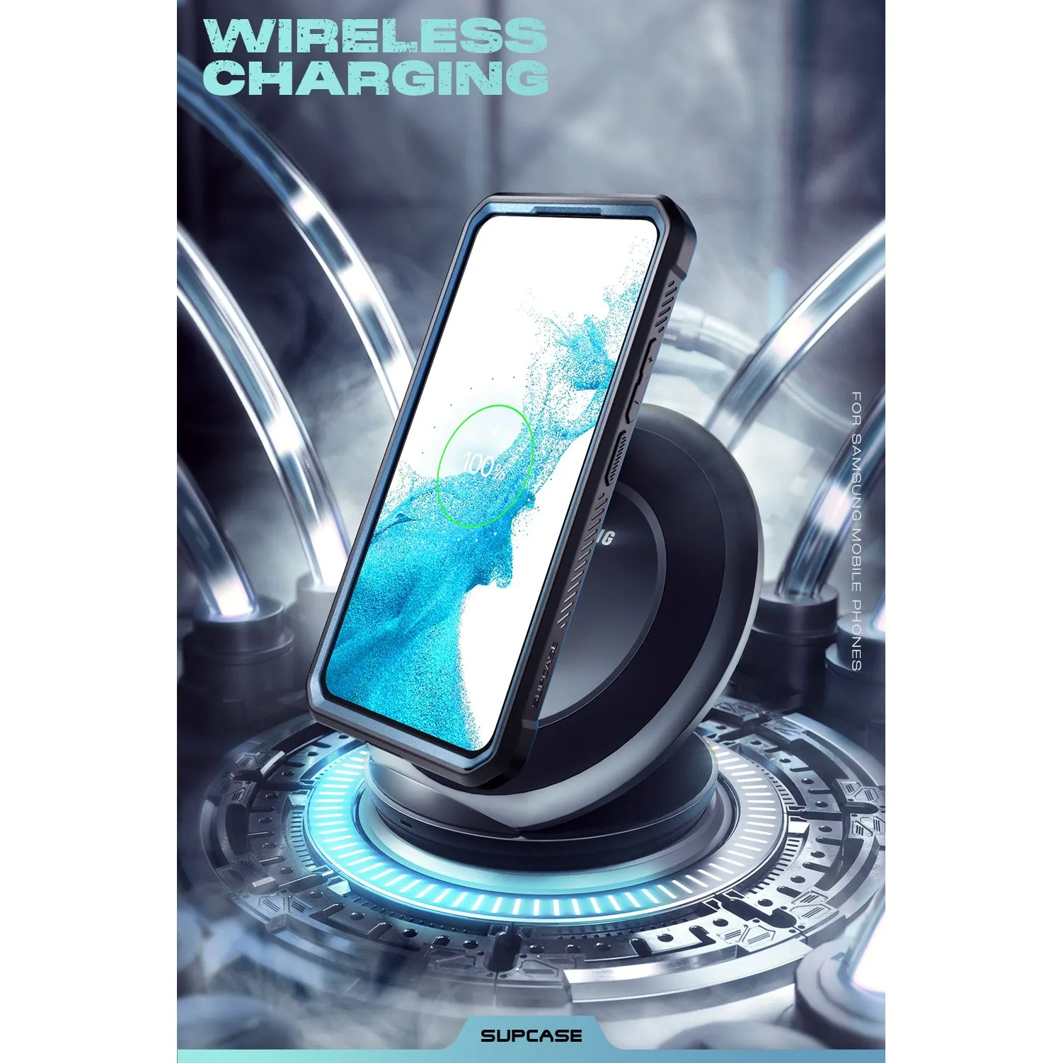 Luxury Feel Galaxy S22 Unicorn Beetle PRO Rugged Case-Metallic Blue  Today Only!