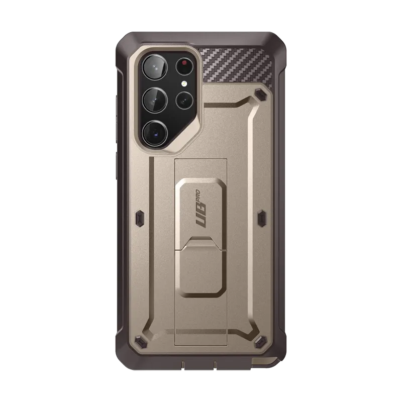 Luxury Feel Galaxy S23 Ultra Unicorn Beetle PRO Rugged Case-Cream  Going Fast!