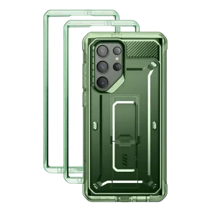 Luxury Feel Galaxy S23 Ultra Unicorn Beetle PRO Screen Protector Case-Green Fog  Limited Stock!