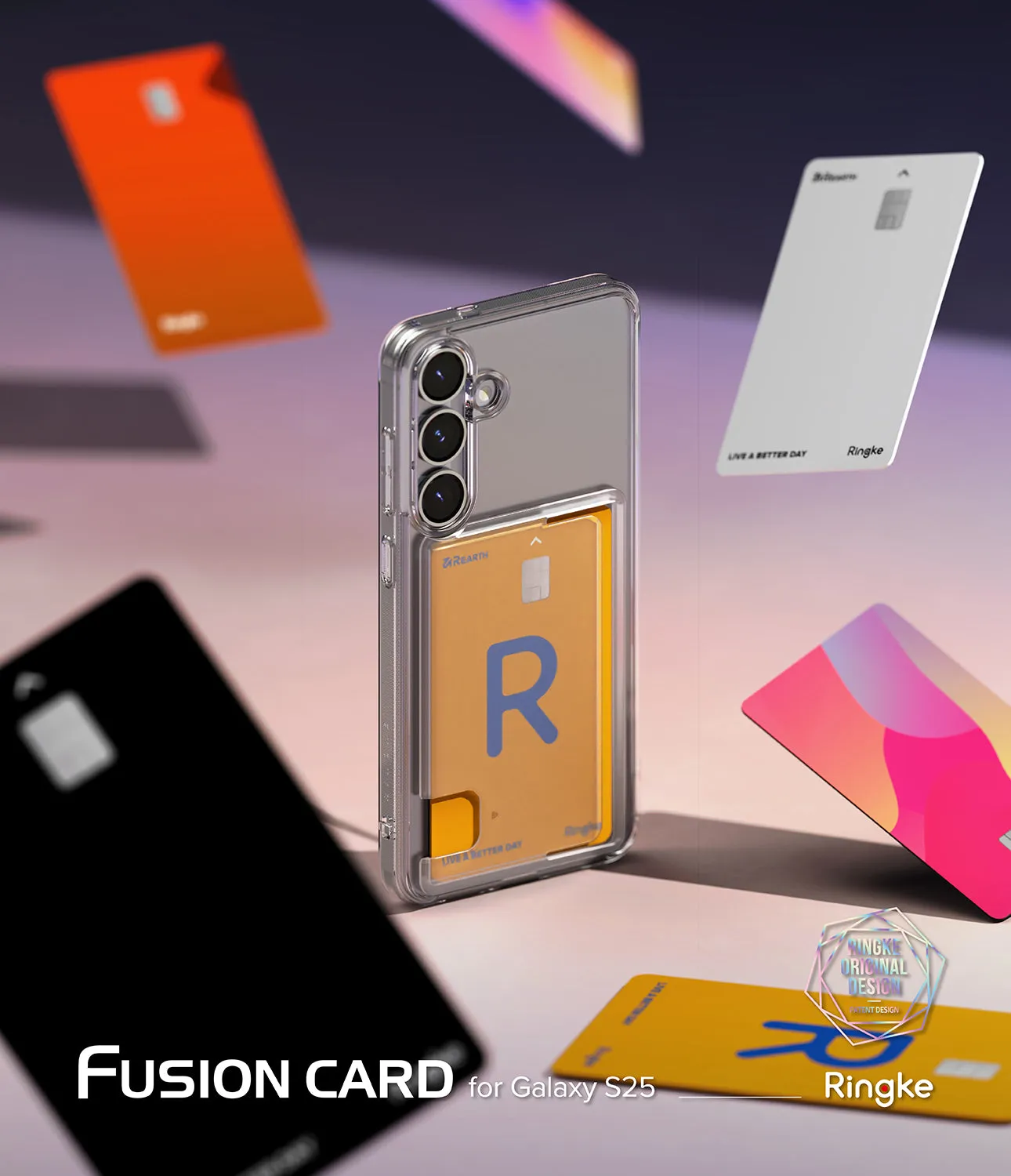Luxury Feel Galaxy S25 Case | Fusion Card  Last Chance!