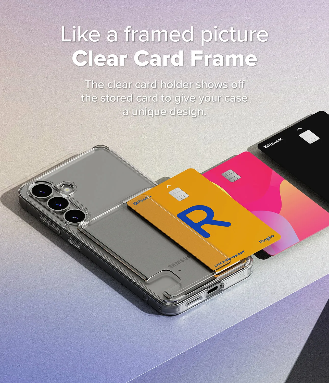 Luxury Feel Galaxy S25 Case | Fusion Card  Last Chance!