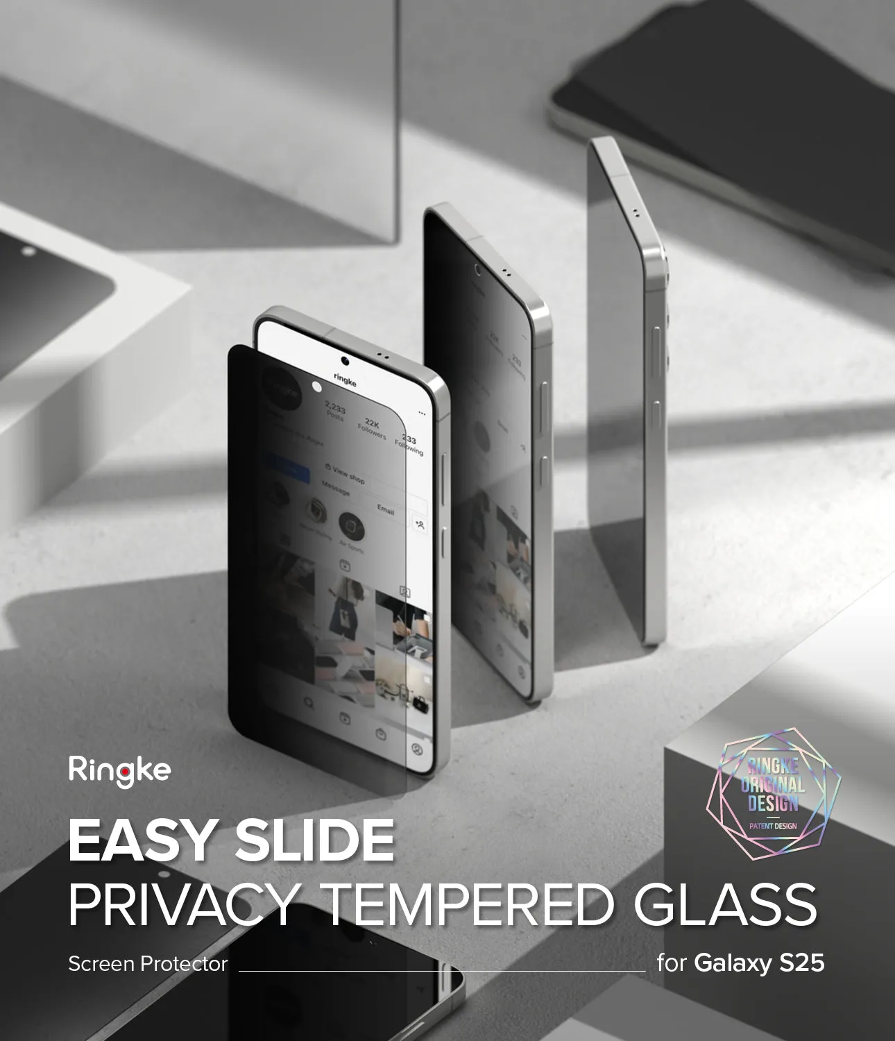 Luxury Feel Galaxy S25 Screen Protector | Easy Slide Privacy Tempered Glass  Today Only!