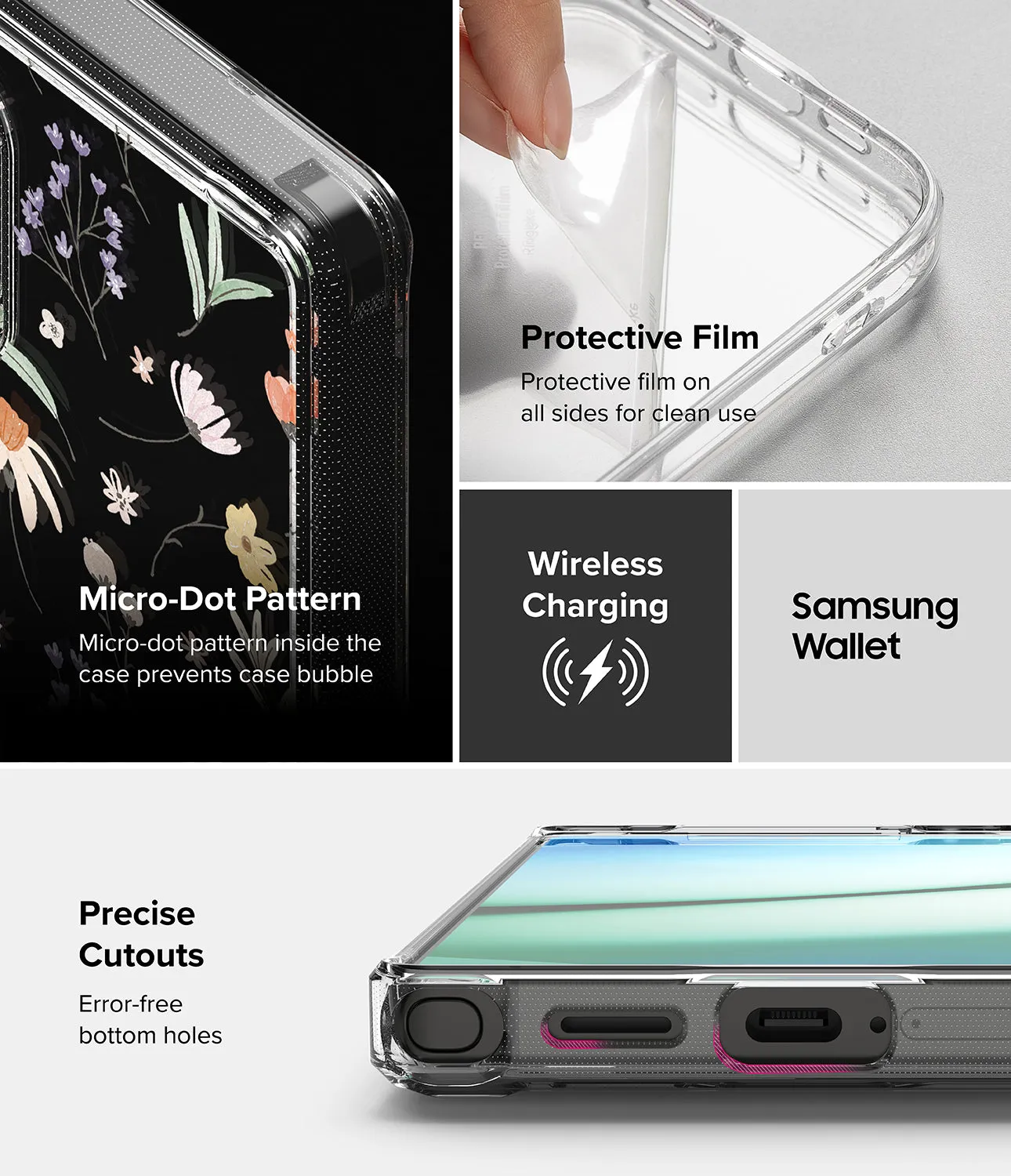 Luxury Feel Galaxy S25 Ultra Case | Fusion Design [Dry Flowers]  Limited Stock!