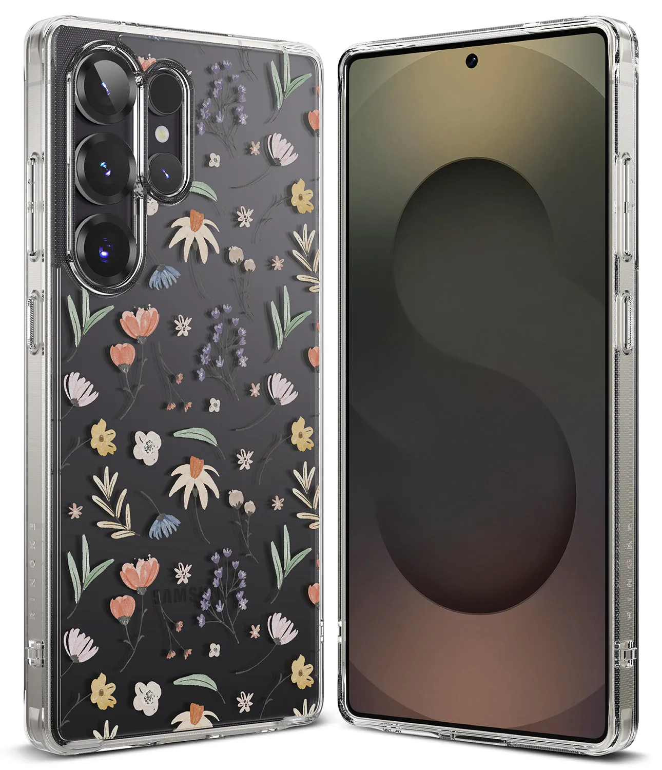 Luxury Feel Galaxy S25 Ultra Case | Fusion Design [Dry Flowers]  Limited Stock!