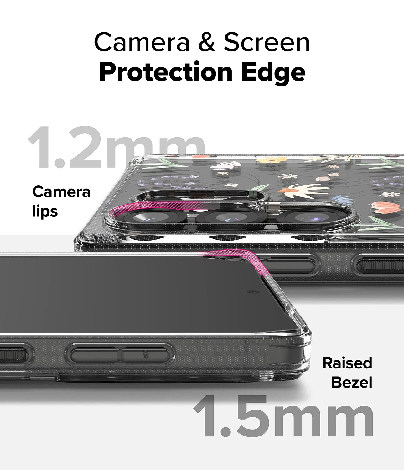 Luxury Feel Galaxy S25 Ultra Case | Fusion Design [Dry Flowers]  Limited Stock!