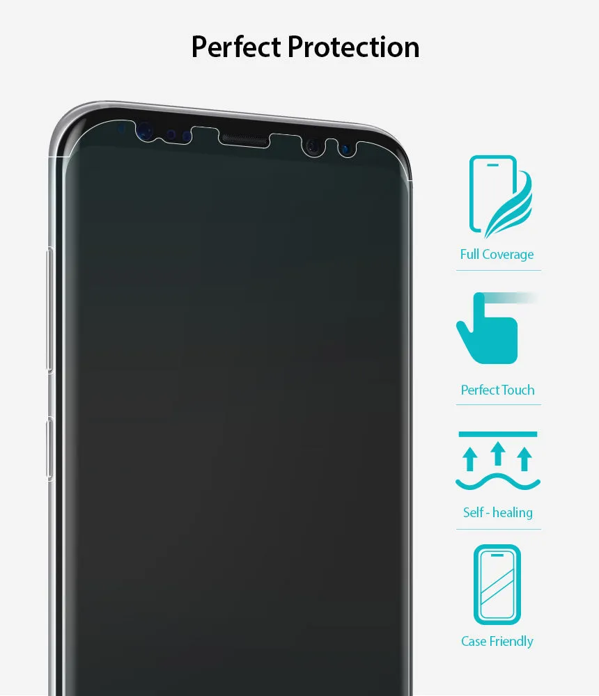 Luxury Feel Galaxy S8 Plus Screen Protector | Full Cover (2P)  Last Chance!