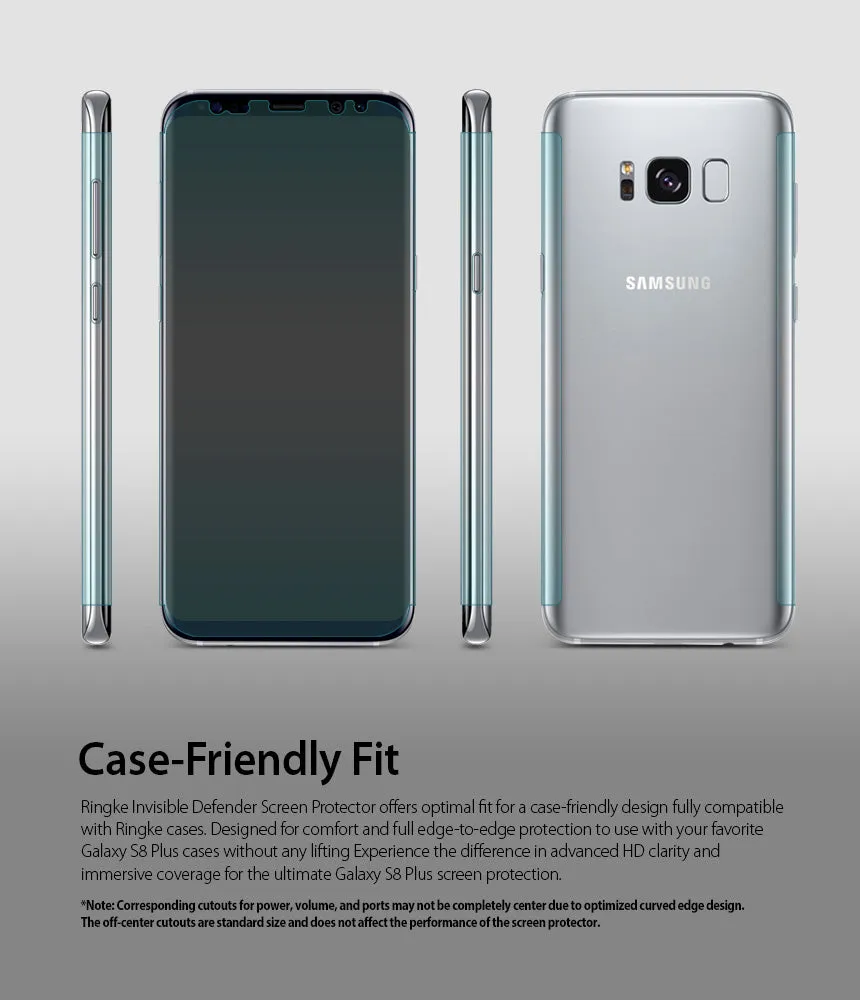 Luxury Feel Galaxy S8 Plus Screen Protector | Full Cover (2P)  Last Chance!