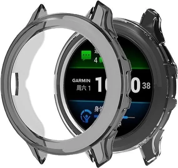 Luxury Feel Garmin Venu 3 TPU case (transparent-black)  Going Fast!