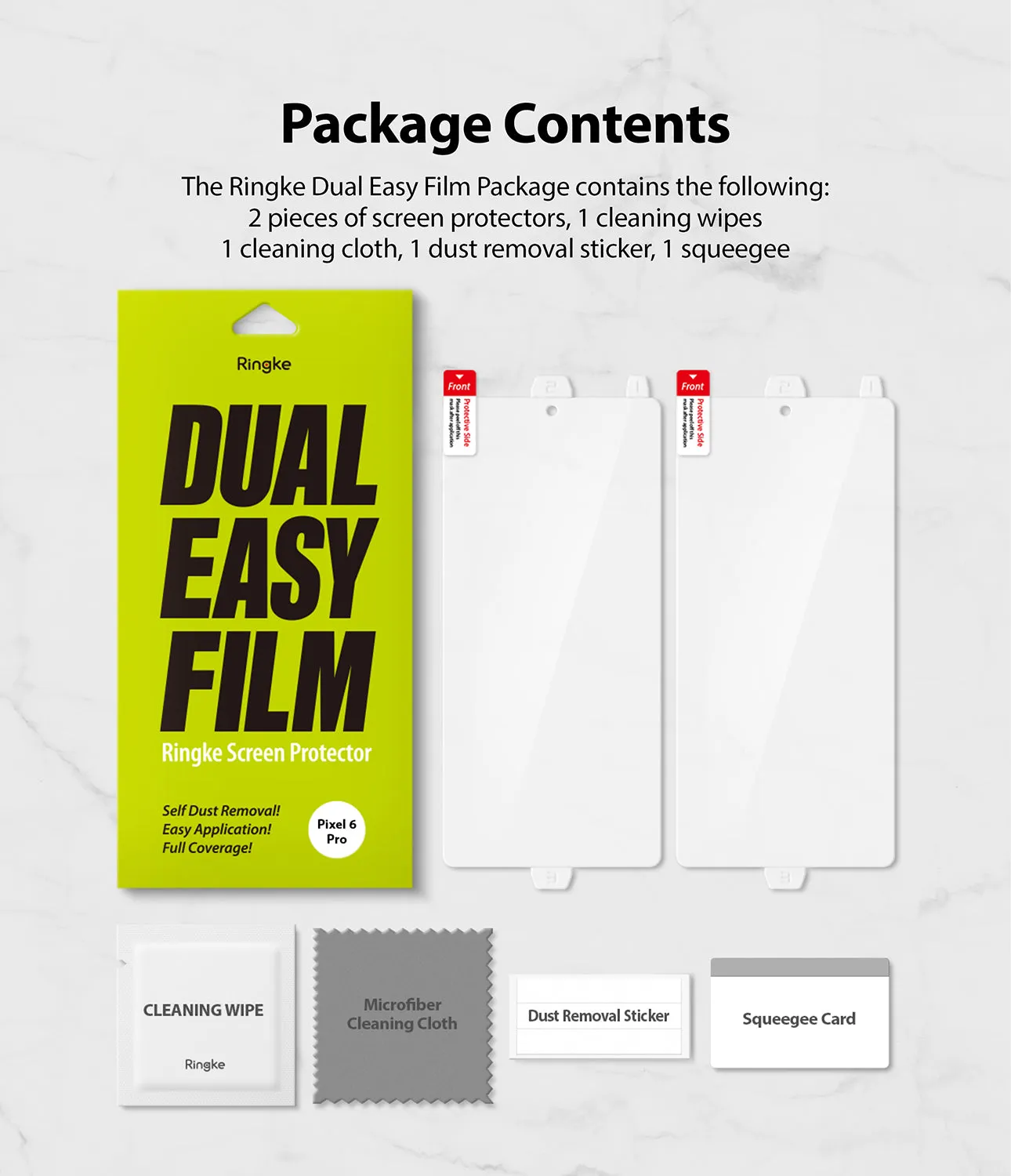 Luxury Feel Google Pixel 6 Pro Screen Protector | Dual Easy Film  Today Only!