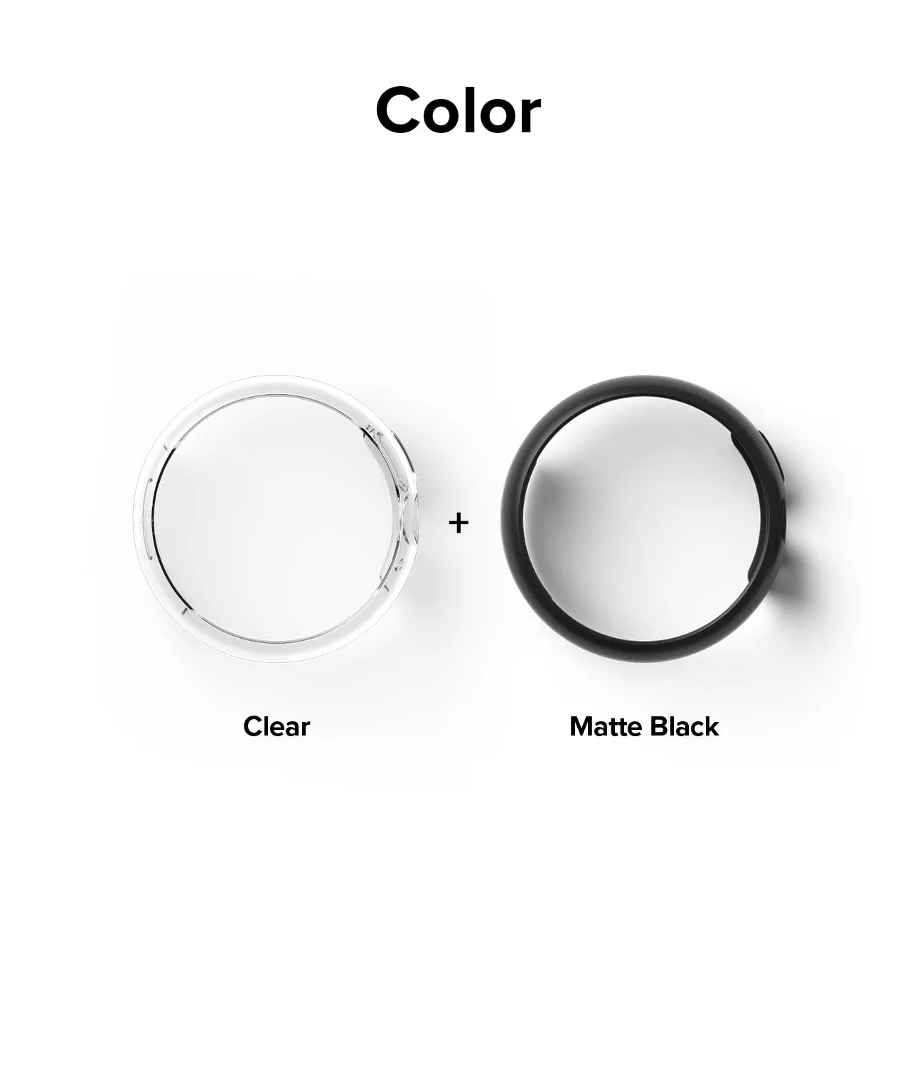 Luxury Feel Google Pixel Watch 2 | Slim (2P) - Clear/Matte Black  Going Fast!