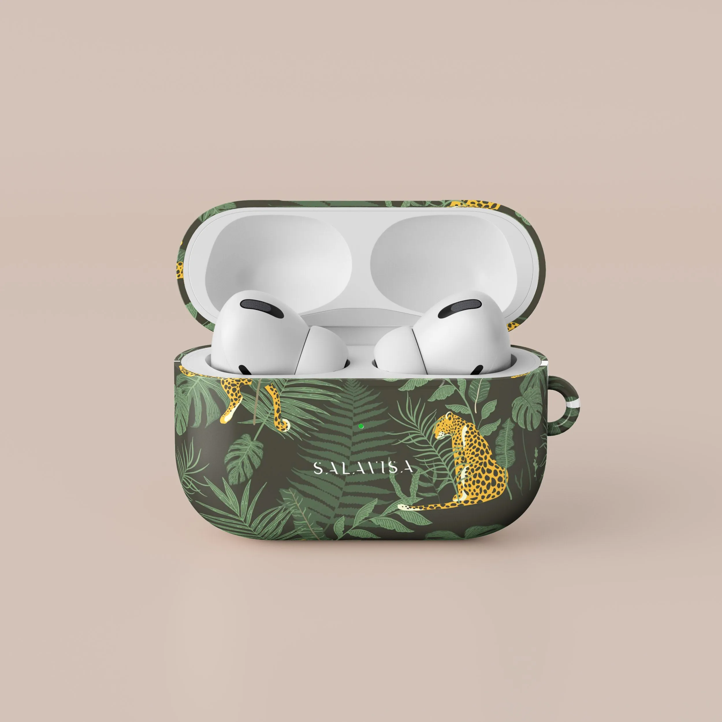 Luxury Feel Green Cheetah AirPods Case  Last Chance!