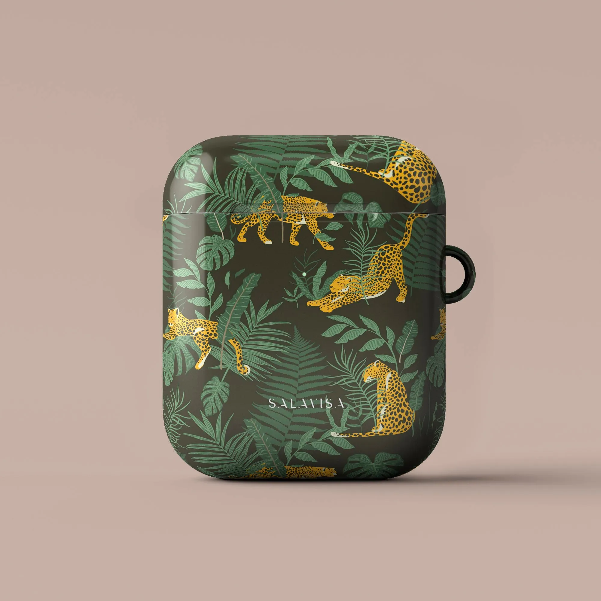 Luxury Feel Green Cheetah AirPods Case  Last Chance!