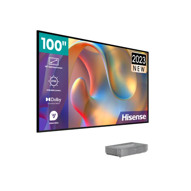 Luxury Feel Hisense 100" 4K Laser TV | 100L5H (Projector and Screen)  Today Only!