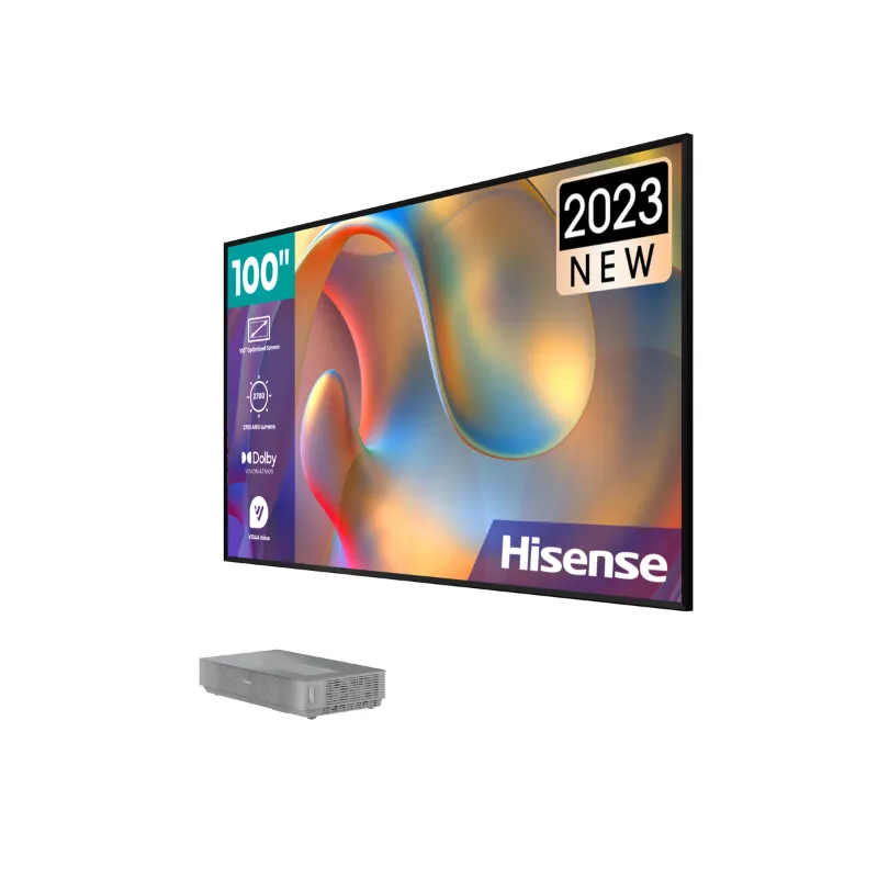 Luxury Feel Hisense 100" 4K Laser TV | 100L5H (Projector and Screen)  Today Only!