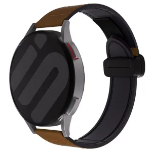 Luxury Feel Huawei Watch 3 (Pro) D-Buckle Leather Strap (Dark Brown)  Stylish & Comfortable
