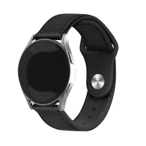 Luxury Feel Huawei Watch 3 (Pro) Hybrid Leather Strap (Black)  Last Chance!