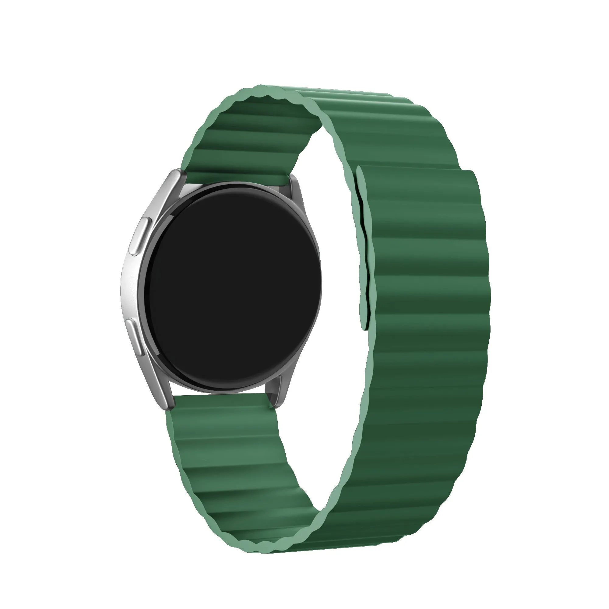 Luxury Feel Huawei Watch 3 (Pro) Magnetic Silicone Strap (Green)  Almost Gone!