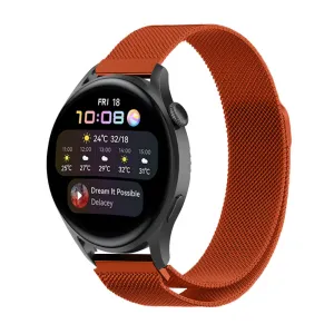 Luxury Feel Huawei Watch 3 (Pro) Milanese Strap (Orange)  Ends Soon!