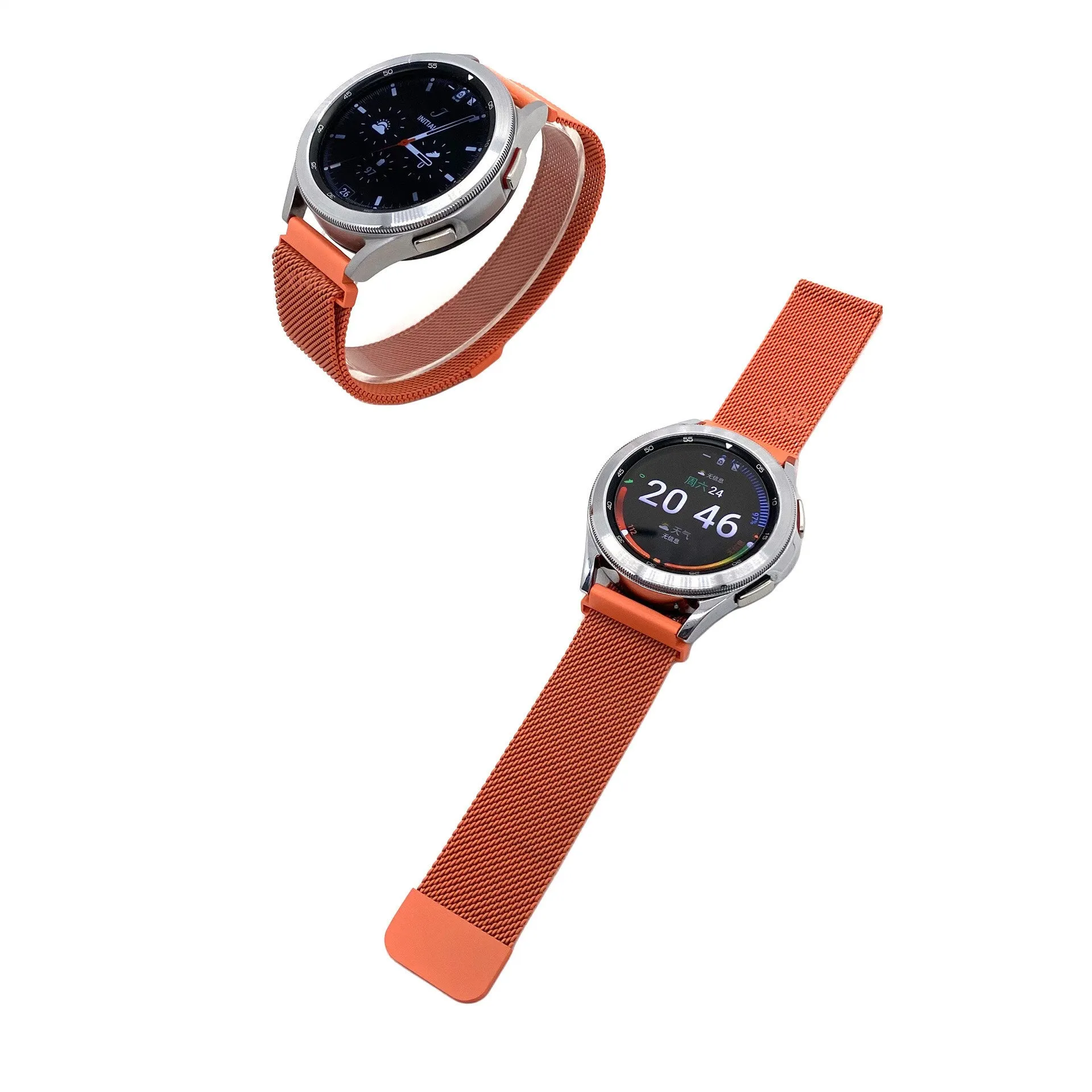 Luxury Feel Huawei Watch 3 (Pro) Milanese Strap (Orange)  Ends Soon!
