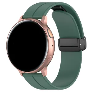 Luxury Feel Huawei Watch 3 (Pro) Silicone Strap D-Buckle (Dark Green)  Limited Stock!