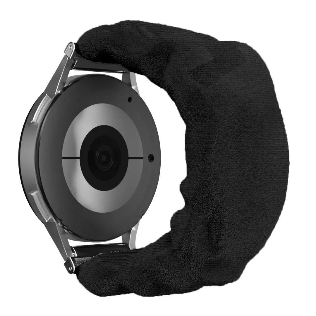 Luxury Feel Huawei Watch 5 - 42mm Scrunchie Strap (Black)  Almost Sold Out!