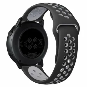 Luxury Feel Huawei Watch 5 - 42mm Sport Strap (Black/Grey)  Stylish & Comfortable
