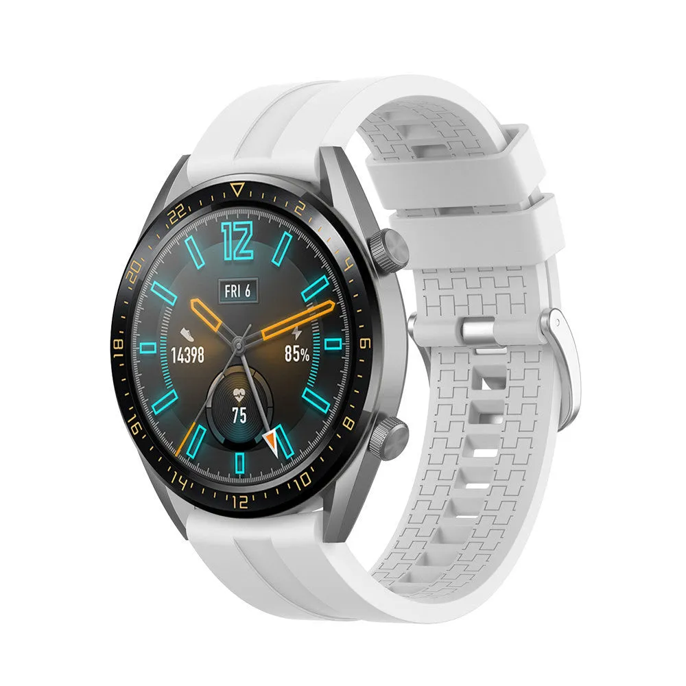 Luxury Feel Huawei Watch 5 - 46mm Extreme Silicone Strap (White)  Going Fast!