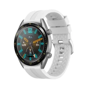 Luxury Feel Huawei Watch 5 - 46mm Extreme Silicone Strap (White)  Going Fast!