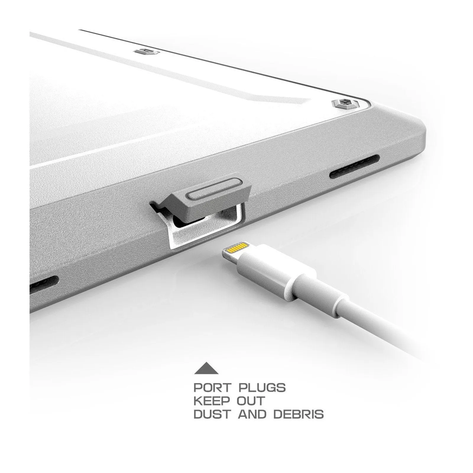 Luxury Feel iPad 9.7 inch Unicorn Beetle Pro Full-Body Case-White  Last Few Pieces!