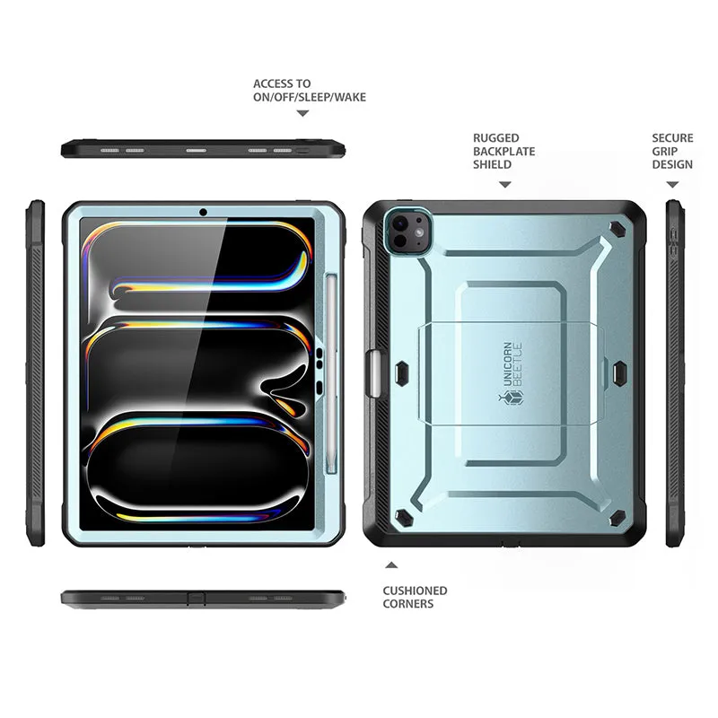 Luxury Feel iPad Air 11 Inch (2024) Unicorn Beetle Pro Rugged Case- Arctic Blue  Today Only!