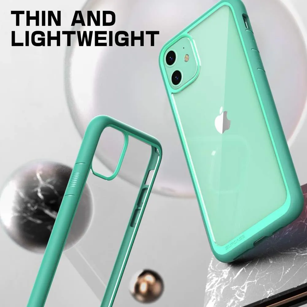 Luxury Feel iPhone 11 6.1 inch Unicorn Beetle Style Slim Clear Case-Green  Last Chance!