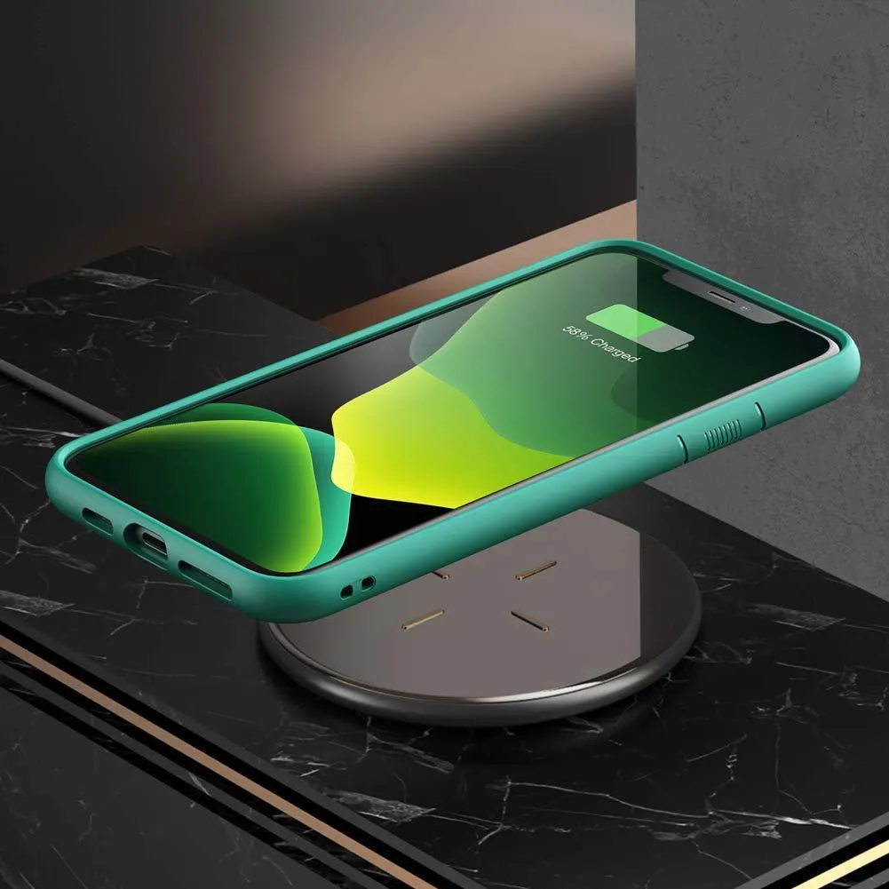Luxury Feel iPhone 11 6.1 inch Unicorn Beetle Style Slim Clear Case-Green  Last Chance!
