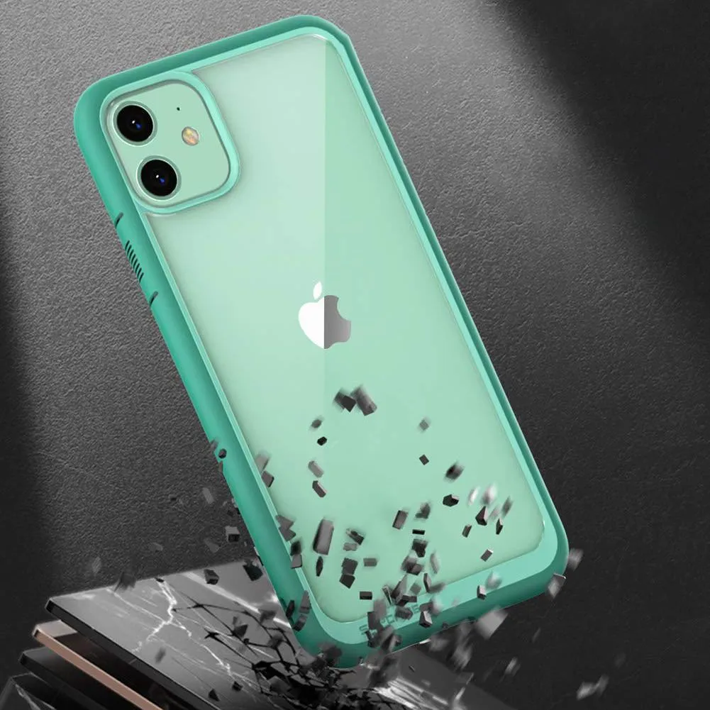 Luxury Feel iPhone 11 6.1 inch Unicorn Beetle Style Slim Clear Case-Green  Last Chance!